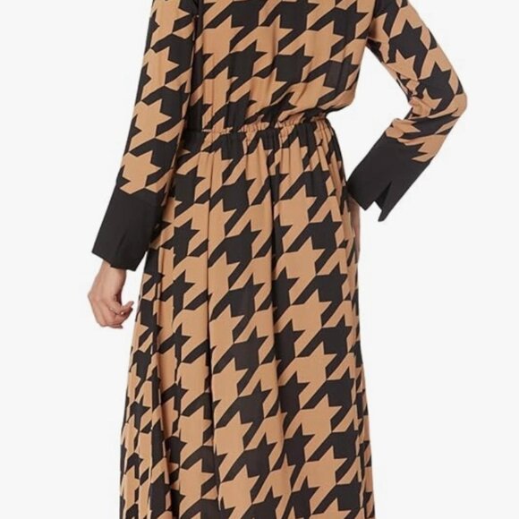Anne Klein - Houndstooth Drawstring shirtdress - Size 16 - Picture 4 of 4